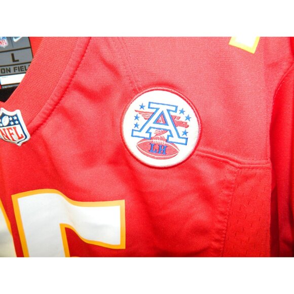 NFL Players On Field Nike Patrick Mahomes Kansas City Chiefs Lg Red Game Jersey - Picture 2 of 11